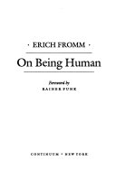 On_being_human