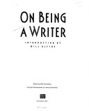 On_being_a_writer