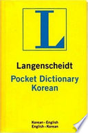 Langenscheidt_pocket_Korean_dictionary