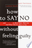 How_to_say_no_without_feeling_guilty