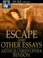 Escape_and_Other_Essays